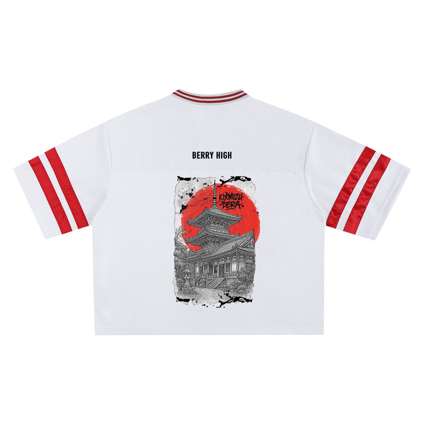 Taped Mesh Boxy T-shirt