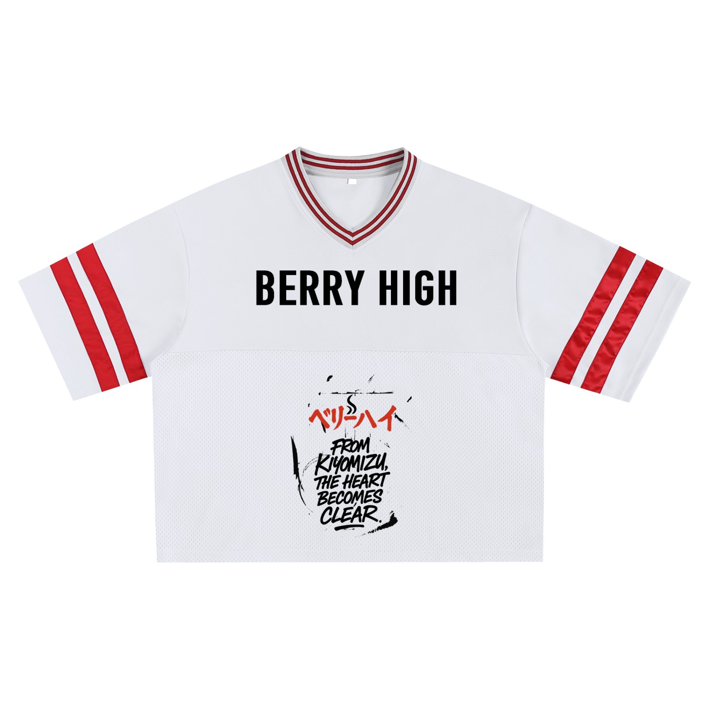 Taped Mesh Boxy T-shirt